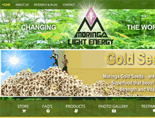 Tablet Screenshot of moringalightenergy.com